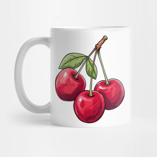 Cherry Illustration Mug